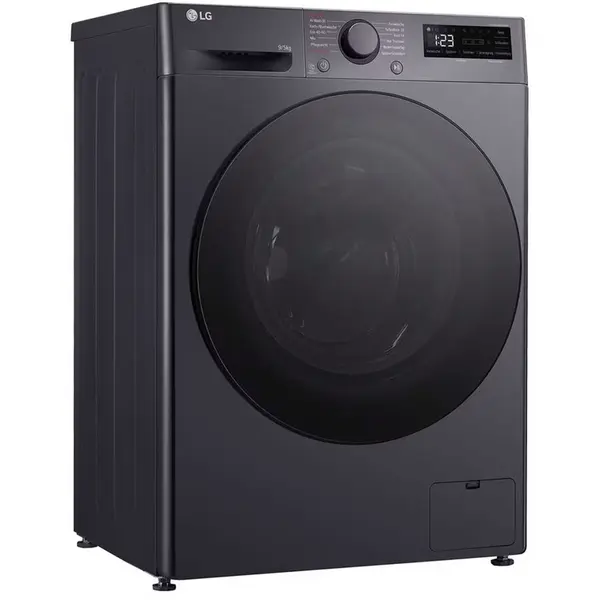LG Masina de spalat cu uscator LG V5WD95SLIMB, 60 cm, 9kg-spalare, 5 kg-spalare si uscare, 1200 rpm, clasa de eficienta spalare si uscare E, Negru