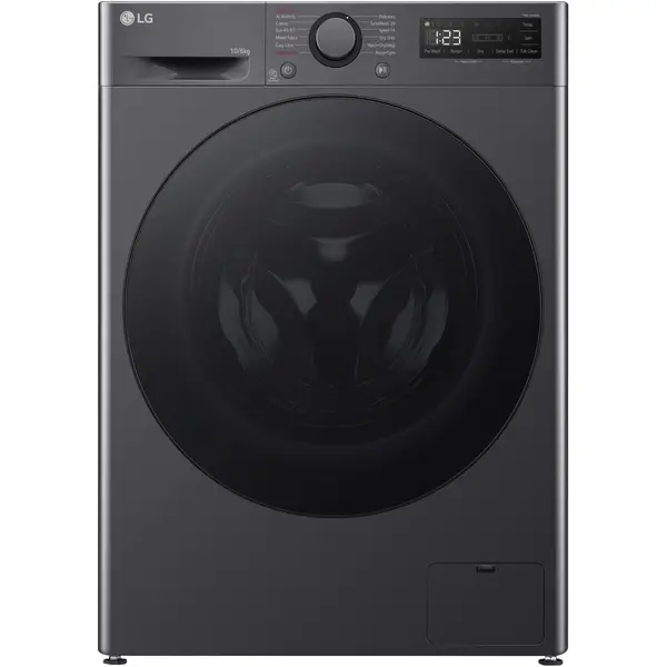 LG Masina de spalat rufe cu uscator LG, 10 kg Spalare, 6 kg Uscare, 1400 rpm, Clasa B, Motor Direct Drive, TurboWash, Steam, Negru