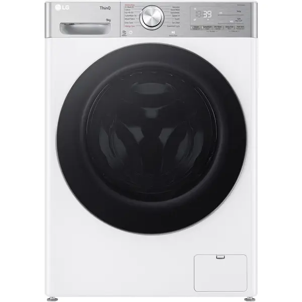 LG Masina de spalat rufe LG F4WR909P3W, 9 kg, 1400 rpm, Clasa A, Motor Direct Drive, WiFi ,TurboWash, Smart Diagnosis, Alb