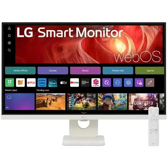 LG Monitor VA LED LG 31.5 32U721SA-W, UHD (3840 x 2160), HDMI, Alb