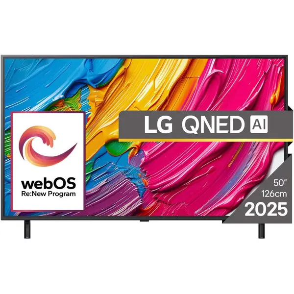 LG Televizor LG QNED 50QNED80A3A, Diagonala 126 cm, Rezolutie 3840 x 2160, Smart, 4K Ultra HD, Clasa F, Gri