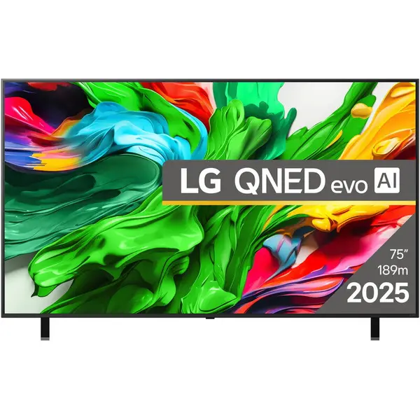 LG Televizor LG QNED evo 75QNED85A3C, Diagonala 189 cm (3840 x 2160), Smart, 4K Ultra HD, 100 Hz, Clasa D, Negru