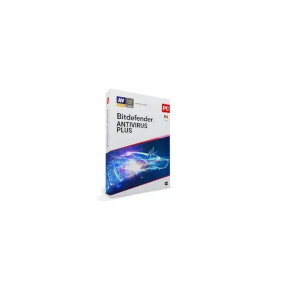 Licenta retail Bitdefender Antivirus Plus - protectie de baza pentru PC- uri Windows, valabila pentru 2 ani, 5 dispozitive, new