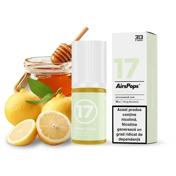 Lichid AIRSCREAM AirPops 313 Nicsalt 10ml 19mg - Honey Yuzu