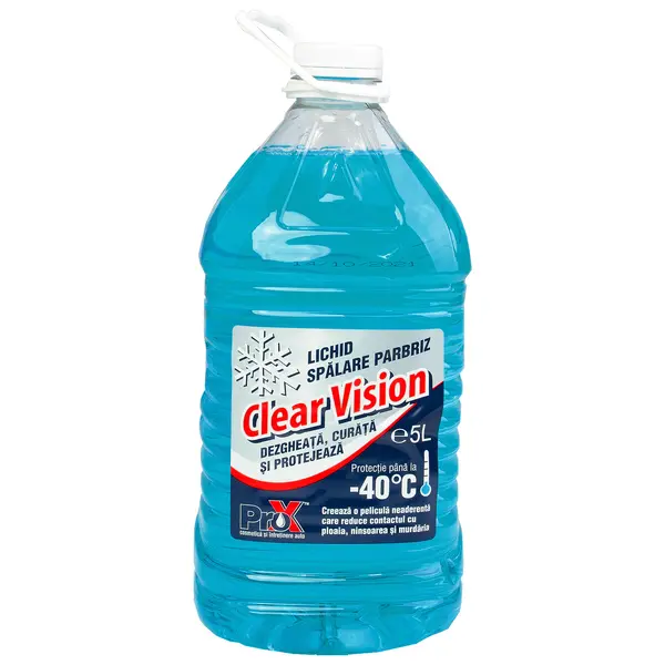 Lichid de parbriz pentru iarna, gata diluat, -40°C ProX ClearVision 5L