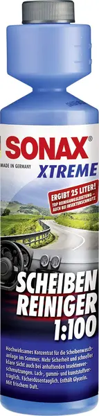 Lichid de parbriz vara concentrat 1:100 Xtreme Clear view NanoPro SONAX 250ml