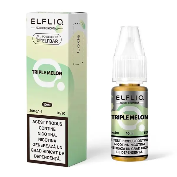 Lichid ELF BAR ElfLiq Salt 10ml 20mg - Triple Melon
