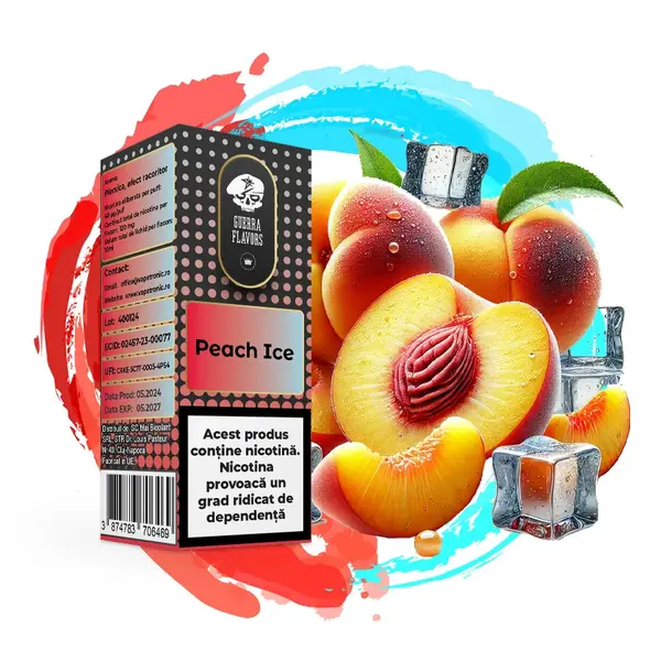 Lichid GuerraLiq 10ml 12mg - Peach Ice