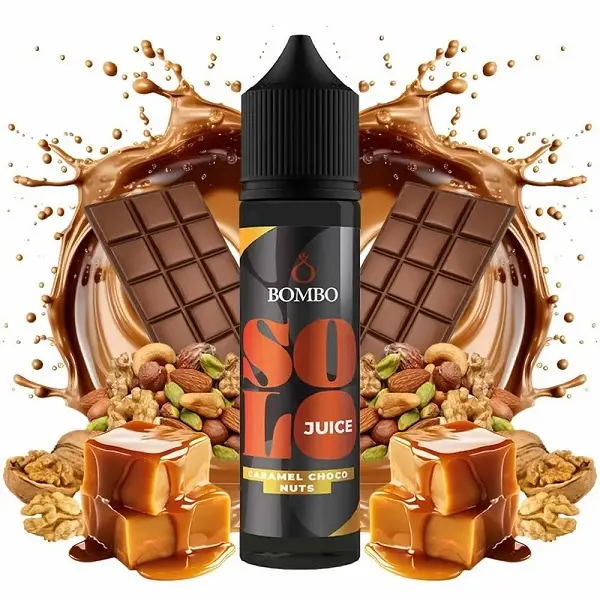 Lichid Longfill Bombo 15ml - Caramel Choco Nuts