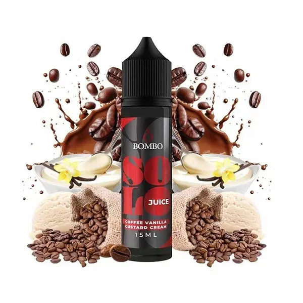 Lichid Longfill Bombo 15ml - Coffee Vanilla Custard Cream