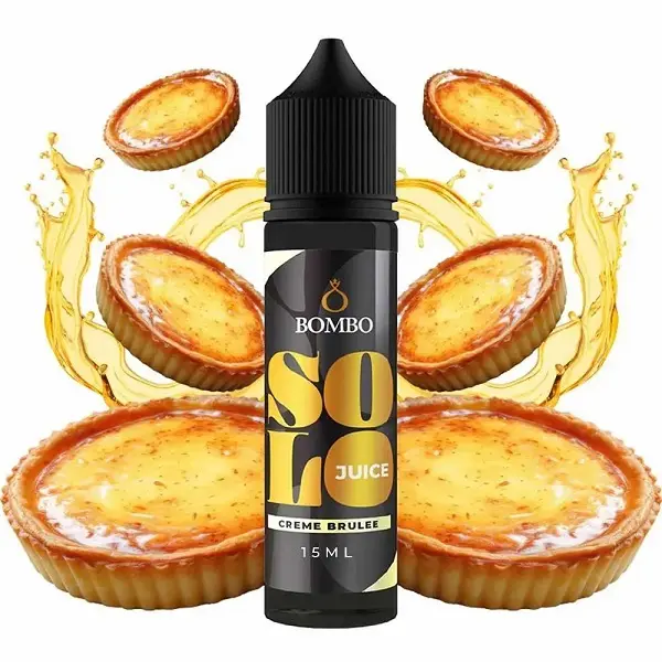 Lichid Longfill Bombo 15ml - Creme Brulee