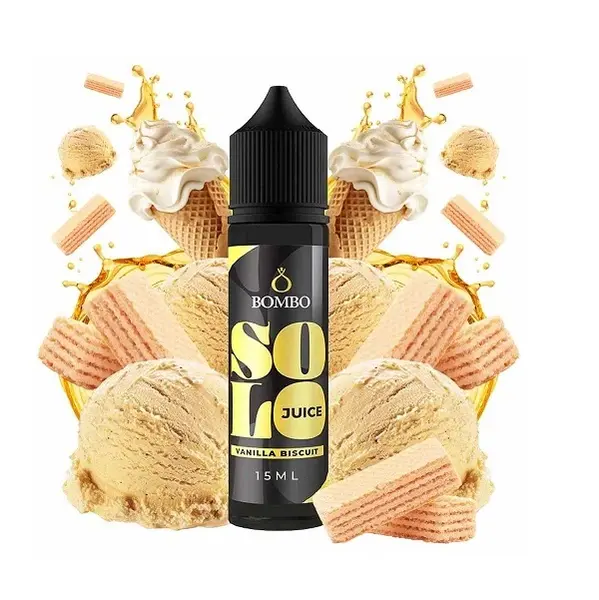 Lichid Longfill Bombo 15ml - Vanilla Biscuit