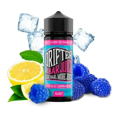 Lichid Longfill Drifter Bar 24ml - Blue Razz Lemonade Ice