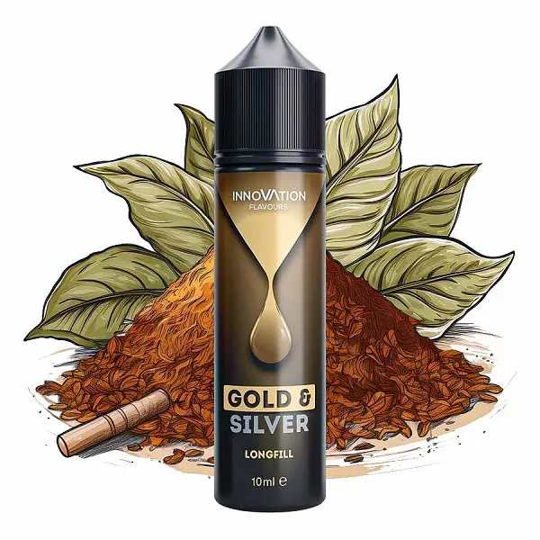 Lichid Longfill Innovation 10ml - Gold and Silver