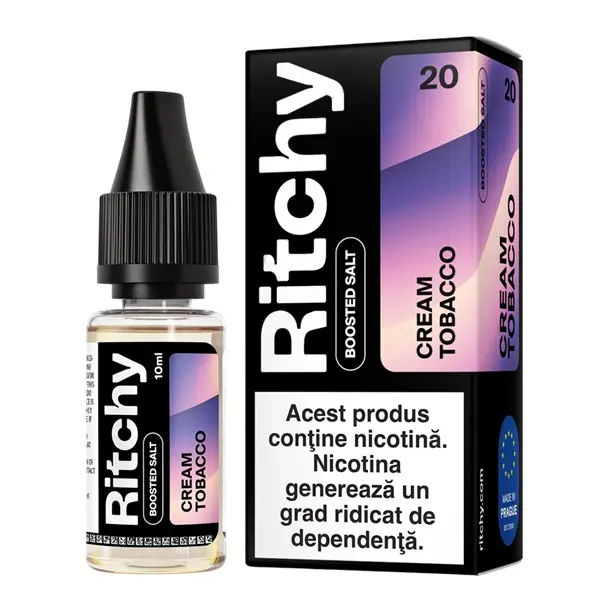 Lichid Ritchy Salt 10ml - Cream Tobacco-20mg