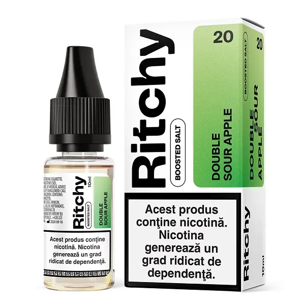Lichid Ritchy Salt 10ml - Double Sour Apple-20mg