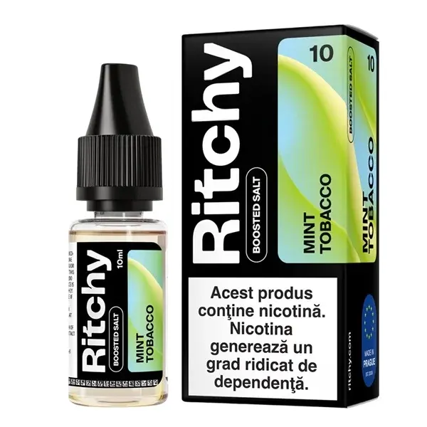 Lichid Ritchy Salt 10ml - Mint Tobacco-10mg