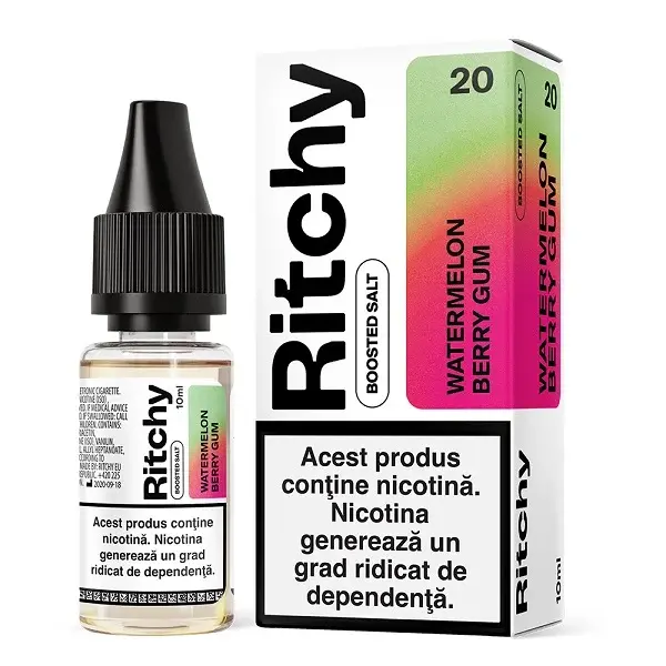 Lichid Ritchy Salt 10ml - Watermelon Berry Gum-10mg