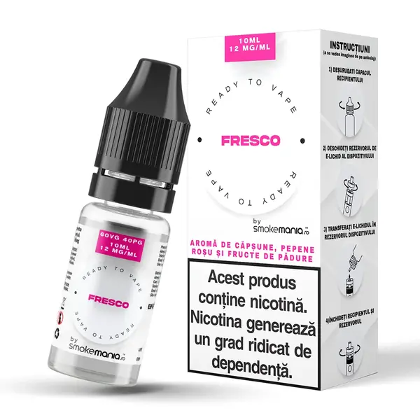 Lichid SmokeMania 10ml - Fresco - 12mg