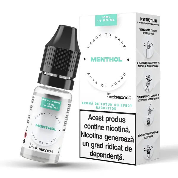Lichid SmokeMania 10ml - Menthol - 18mg