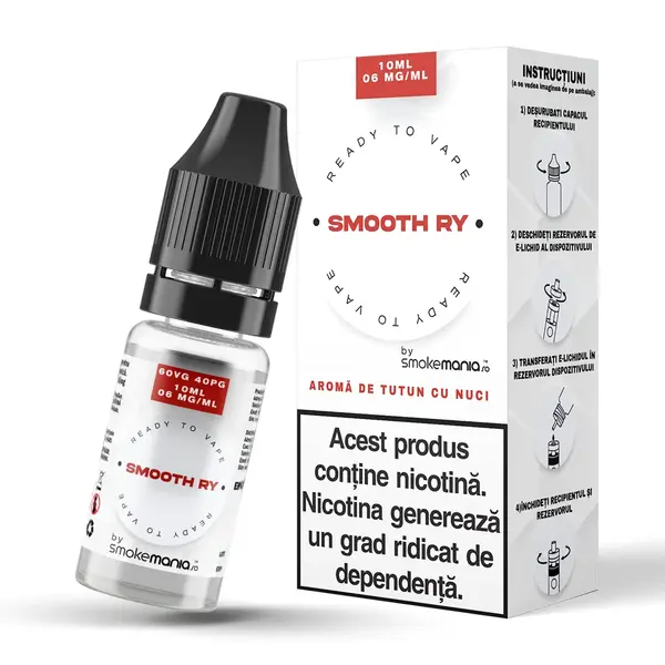 Lichid SmokeMania 10ml - Smooth RY - 06mg