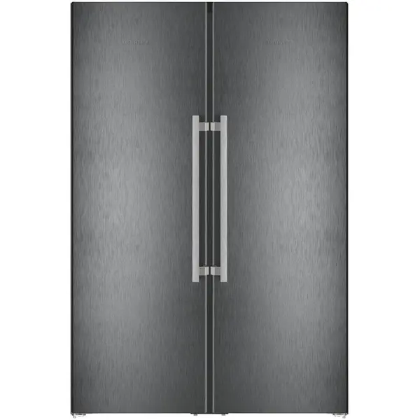 Liebherr Side by Side Liebherr XRFbs 5295 Peak BioFresh, 663L, Clasa D, H 185.5 cm, inox negru