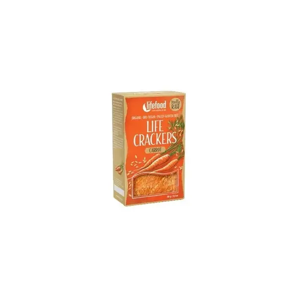Lifecrackers cu morcovi bio 80g Lifefood