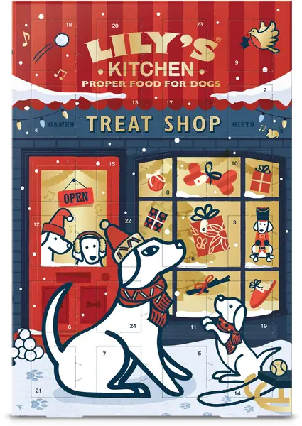 LILY'S KITCHEN Calendar Advent de Crăciun - recompensă pentru câini 68g