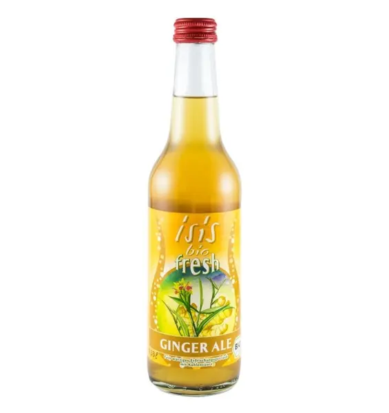 Limonadă acidulată BIO de ghimbir, 0,33L Isis