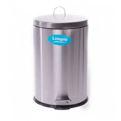 Limpio Cos gunoi Limpio CX-12, 12l, Inox Satinat