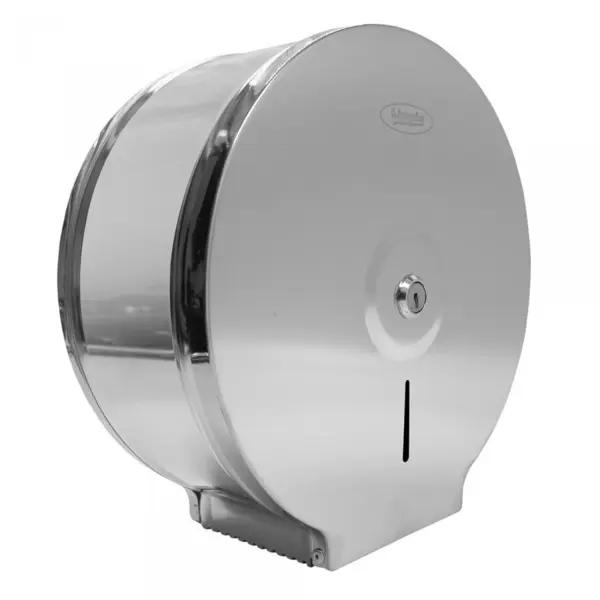 Limpio Dispenser Rola Hartie Igienica Limpio, Inchidere cu Cheie, Inox Lucios