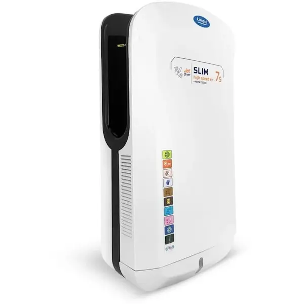 Limpio Uscator de maini Limpio HDR 91JET, 1650 W, 90 m/s, Filtru HEPA, Alb