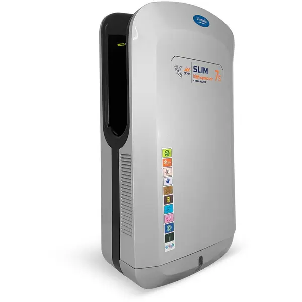 Limpio Uscator de Maini Limpio HDR91JET, Filtru HEPA, Putere 1650W, Argintiu