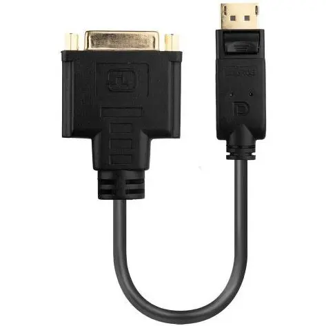 Lindy Adaptor Lindy LY-41004, DisplayPort - DVI, Negru