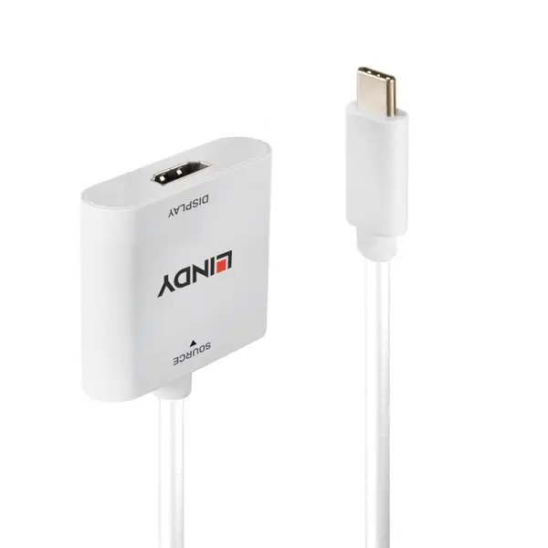 Lindy Adaptor Lindy USB type C la HDMI , 4K60HZ T-M , alb