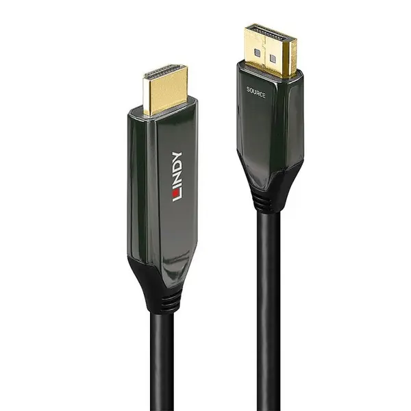 Lindy Cablu activ Displayport la HDMI 8K60Hz/4K120Hz T-T 2m, Lindy L40931