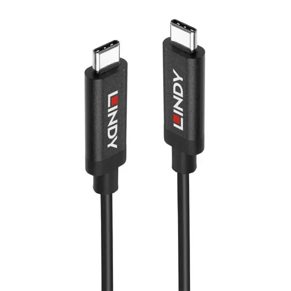 Lindy Cablu activ USB 3.1 Gen2 8K60Hz/4K120Hz 60W T-T 3m Negru, Lindy L43348
