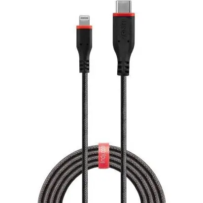 Lindy Cablu de date Lindy LY-31286, USB-C - Lightning, 1m, Black