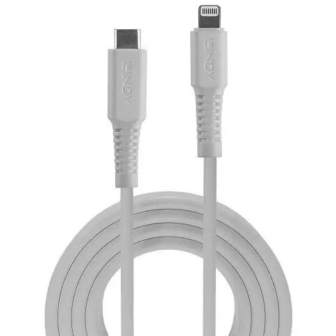 Lindy Cablu de date Lindy LY-31318, USB-C - Lightning, 3m, White