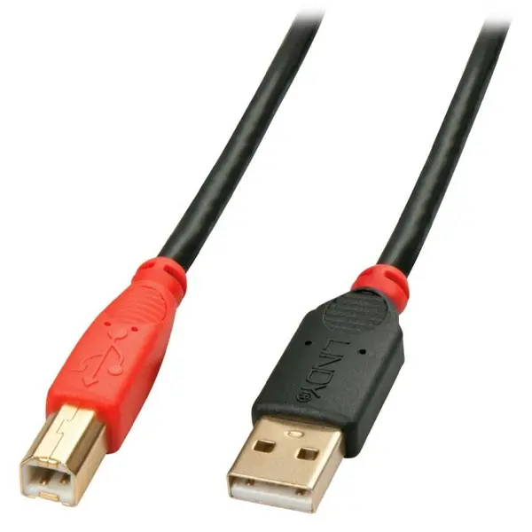 Lindy Cablu de imprimanta activ USB 2.0 A-B 15m T-M, Lindy L42762
