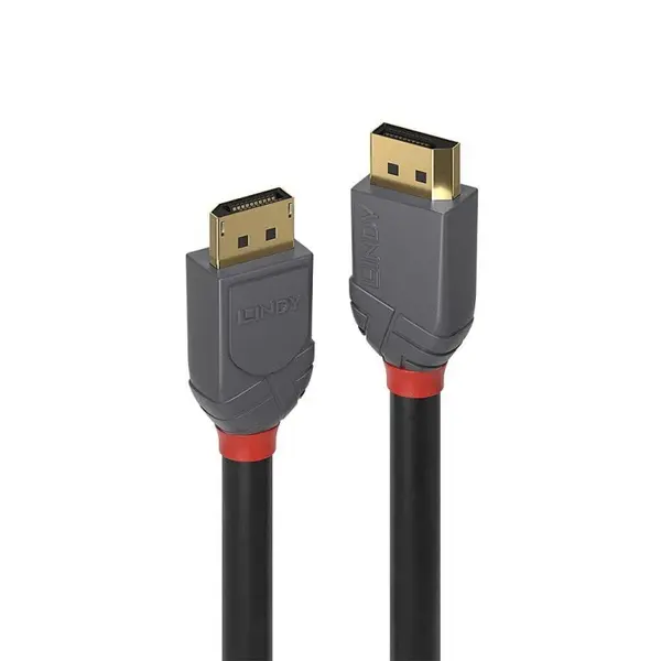 Lindy Cablu Displayport v1.2 4K60Hz T-T 10m Anthra Line, Lindy L36486