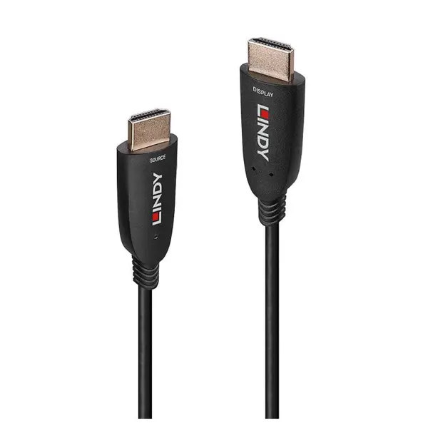 Lindy Cablu fibra optica AOC HDMI 8K60Hz/4K120Hz HDR10+ T-T 100m, Lindy L38518