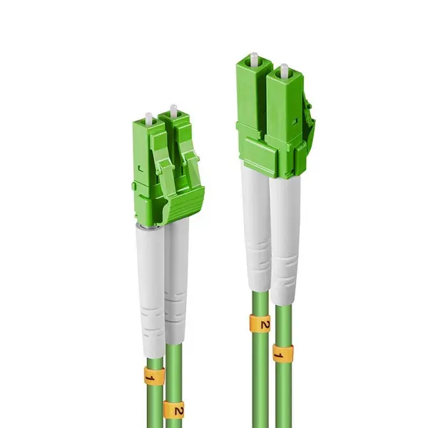 Lindy Cablu fibra optica duplex Multimode LC - LC OM5 verde 10m, Lindy L46314