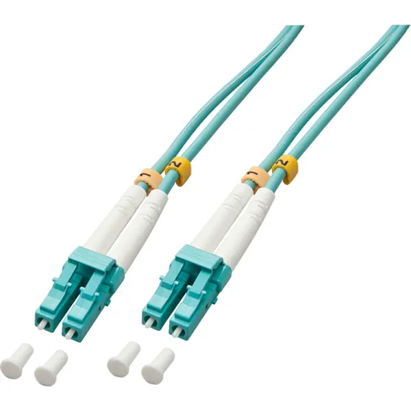 Lindy Cablu fibra optica LC-LC OM3 Duplex Multimode 200m, Lindy L46406