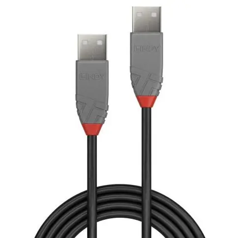 Lindy Cablu Lindy LY-36701, USB 2.0 - USB 2.0, 0.5m, Black