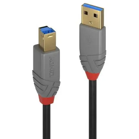 Lindy Cablu Lindy LY-36744, USB 3.0 - USB-B, 5m, Black