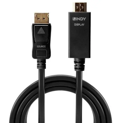Lindy Cablu Lindy LY-36924, DisplayPort - HDMI, 5m, Black