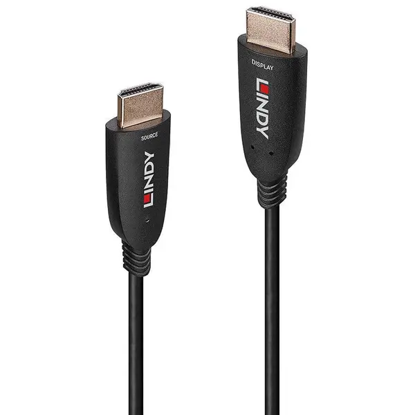 Lindy Cablu Lindy, Rezolutie 8K, Lungime 10m, Hybrid HDMI, Negru, 8k60 LY-38510