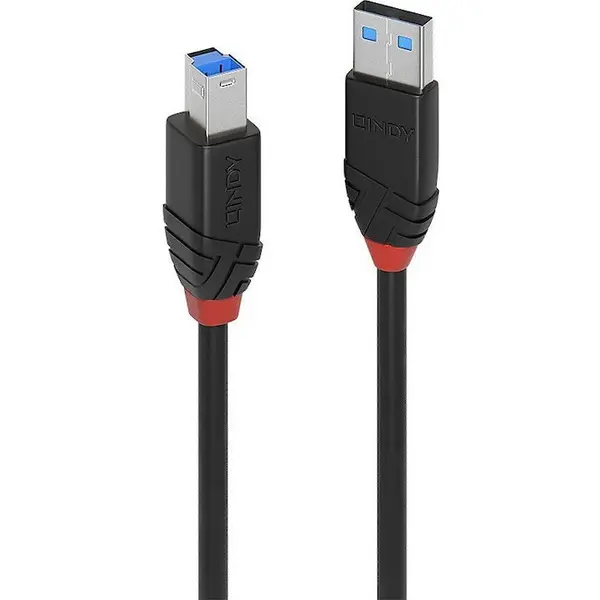 Lindy Cablu Lindy, USB 3.2 Tip A la Tip B, 10m, Negru