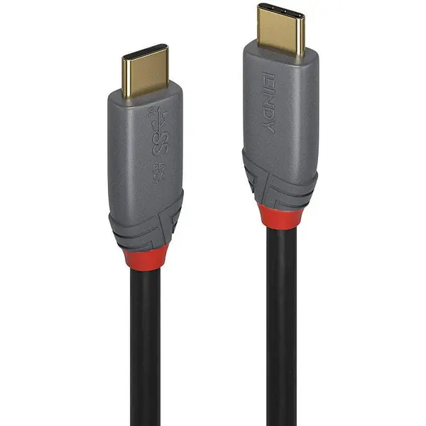 Lindy Cablu USB 3.2 tip C la tip C 4K60Hz/100W PD Anthra Line 2m, Lindy L36903